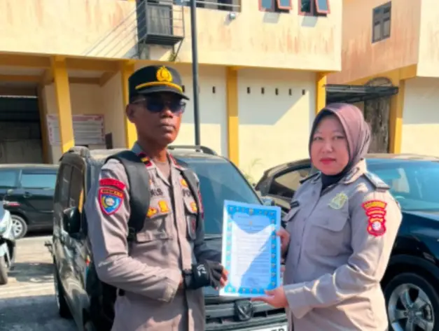 Sebarkan Maklumat Kapolda, Ajak Warga Cegah Karhutla