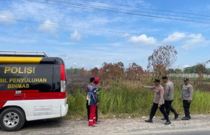 Satgas Preemtif Operasi Bina Karuna Polresta Patroli ke Titik Rawan Karhutla