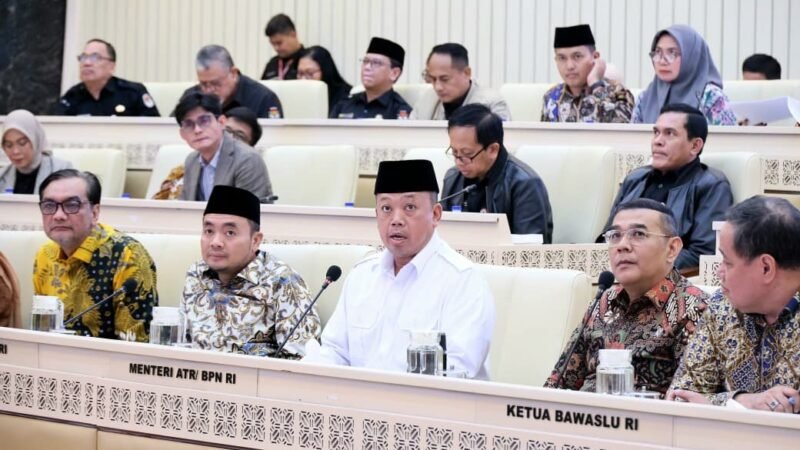 Nusron Laporkan Realisasi Anggaran ATR/BPN 2025 Capai 95,73 Persen, Komisi II Soroti Tata Kelola