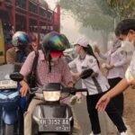 Tangani Dampak Kabut Asap, Masker dan Susu, Dibagikan Pemko Palangka Raya