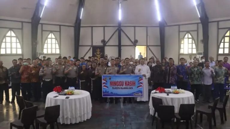 Sambangi Jemaat Katedral, Kapolresta: Minggu Kasih Wadah Jalin Kedekatan