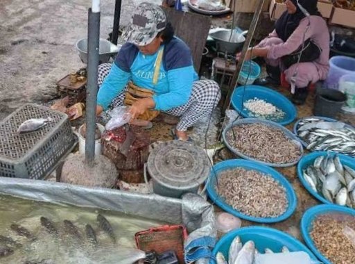 Dampak Karhutla Terasa Hingga Pedagang Ikan